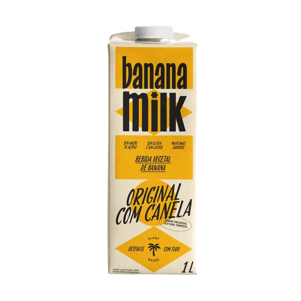Banana Milk - 1 litro - Original com Canela