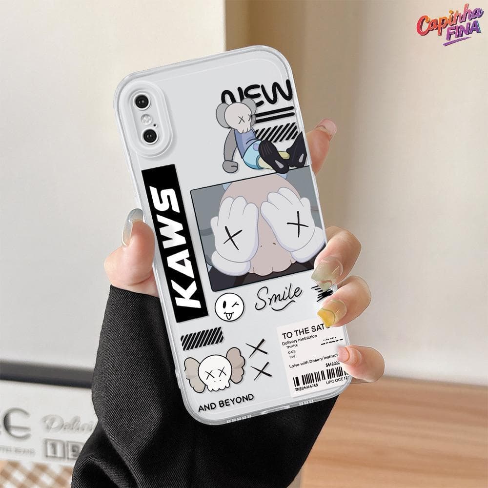 Capa Para iPhone X XS Capinha De Celular Macio Silicone Transparente Soft Case 0009 TSY