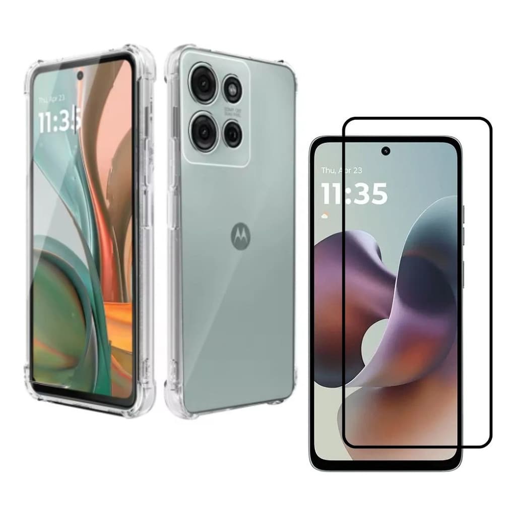 Capa Case Capinha Para Motorola Moto G56 + Película 3D Vidro Temperado