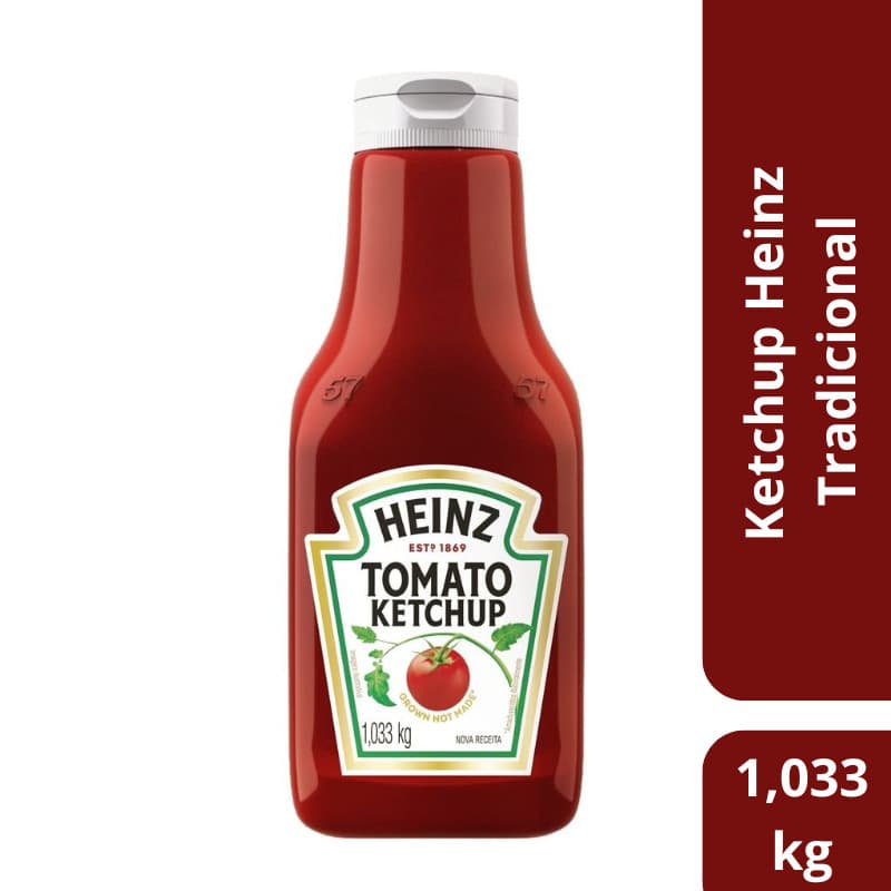 Ketchup Heinz Tradicional 1,033kg-