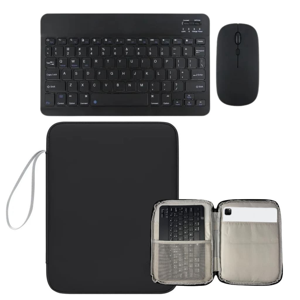Mouse sem fio + teclado sem fio + bag para Tab S7/S8