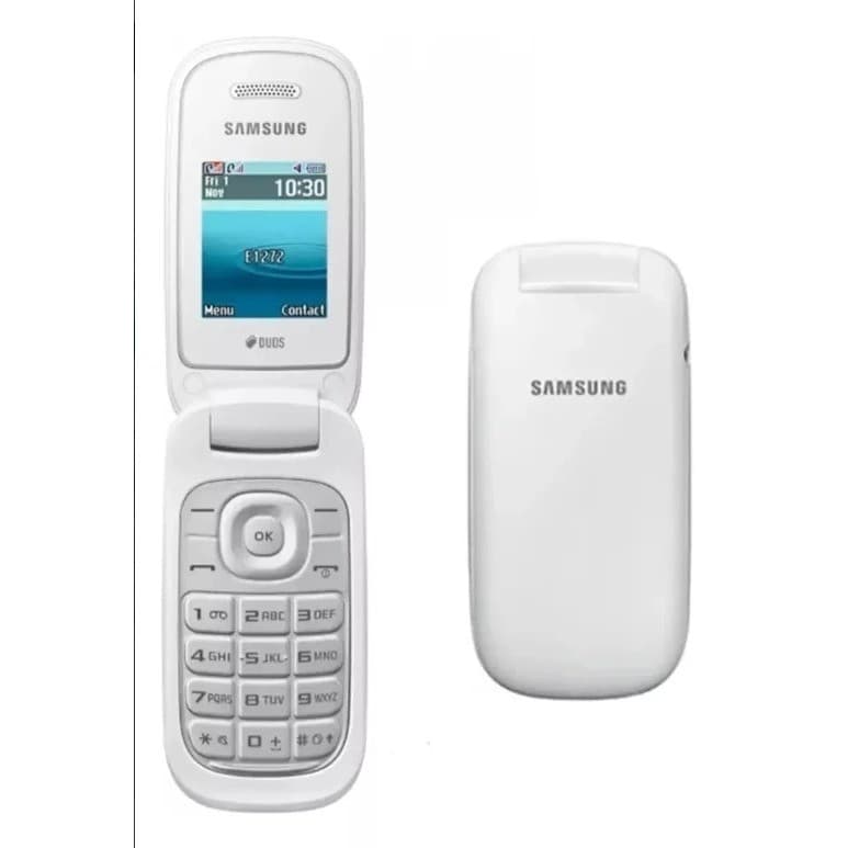 Celular Samsung GT Flip Dual Chip Rede 3G Sinal Forte - Branco