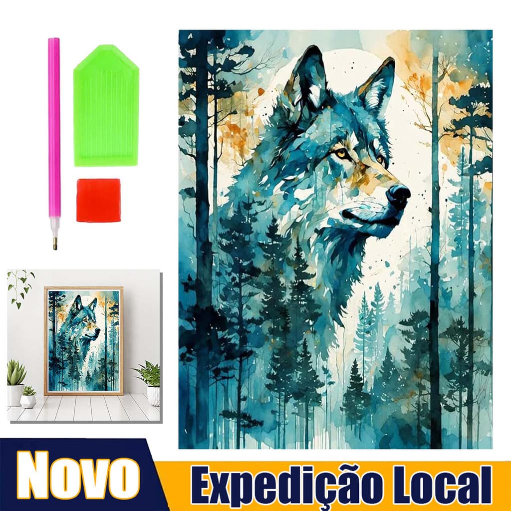 30*40 cm Timberwolves pintura diamante conjunto 5D diamante arte cheia de diamantes decoração tridimensional