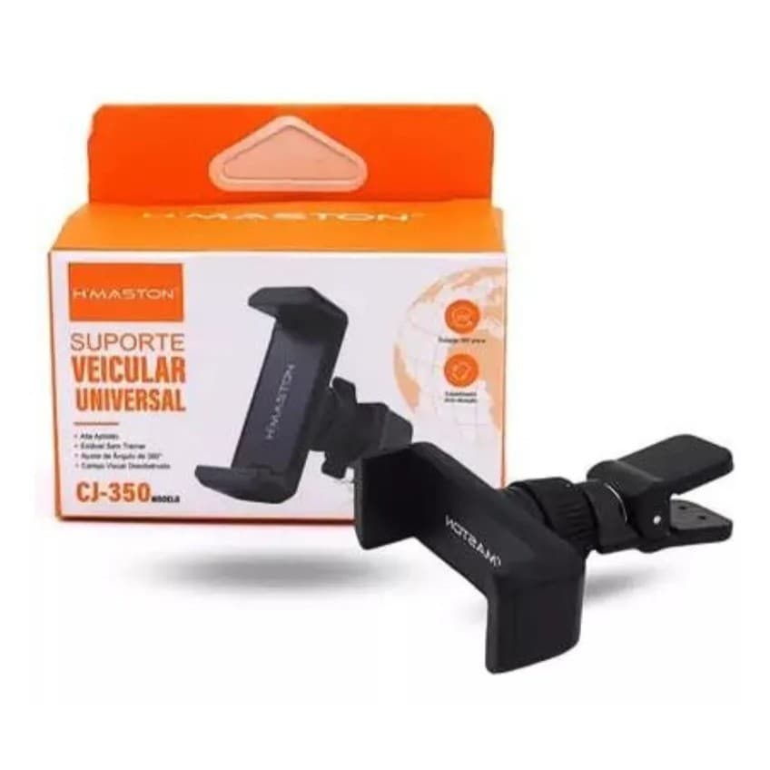 Suporte De Celular Veicular Para Carro Caminhão Viagem 360º Saída De Ar Universal Para Celular CJ350