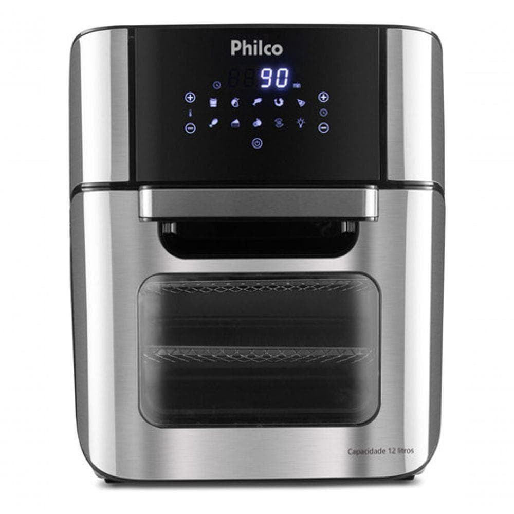 Fritadeira Air Fryer Oven Philco Sem Oleo PFR2250V 4 Em 1 12L 1800W Preto 220V