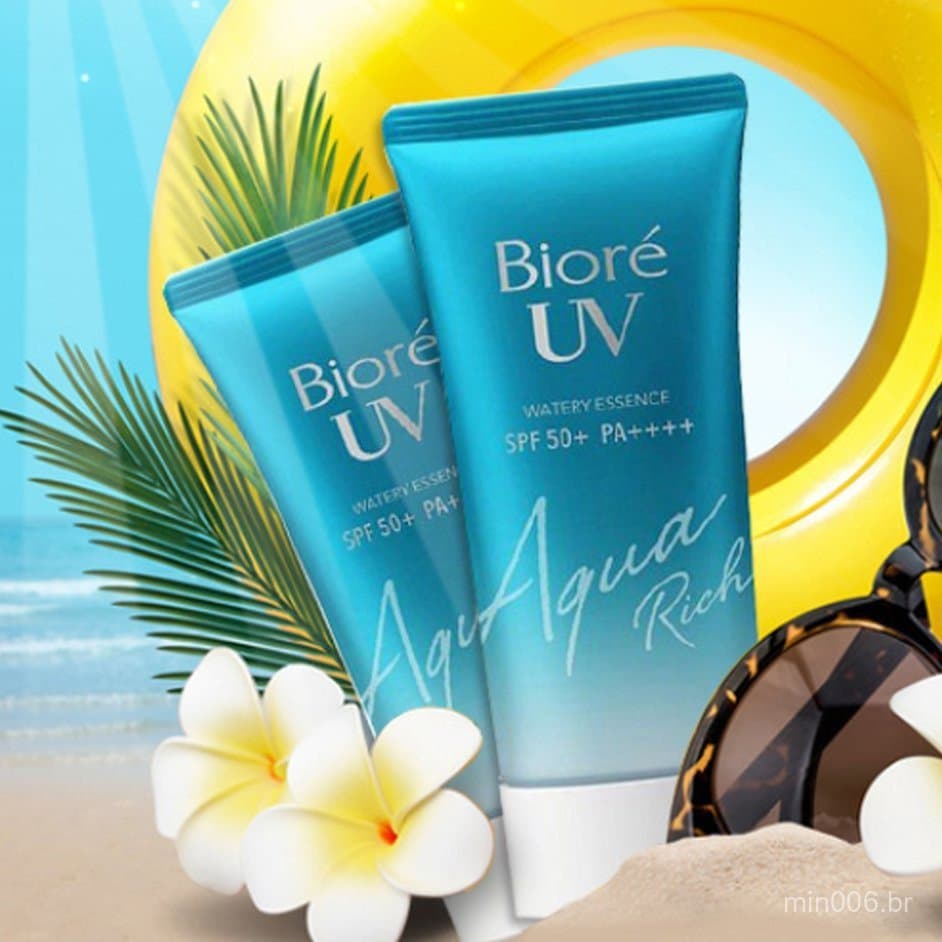 Gel de Água UV Protetor Solar Silk Biopur SPF50 Hidratante Unissex Clareador (50g/ml)