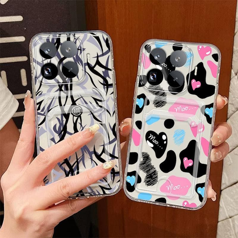 Invólucro Para Xiaomi 15T Pro 5G Dos Desenhos Animados Silicone Smartphone Macio TPU Claro Boneco De Neve Cão Transparen