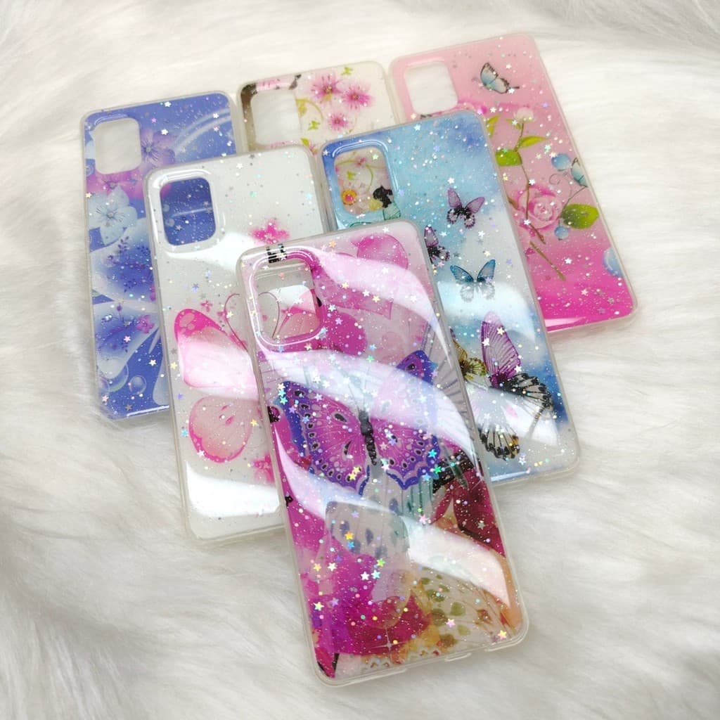 Capa Capinha de Celular Colorida brilho Para Samsung Galaxy A31