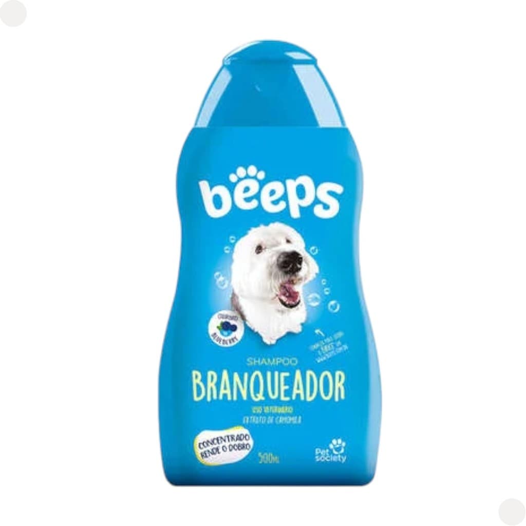 Shampoo Para Cães Branqueador Beeps Pet Society - 500ml Frag