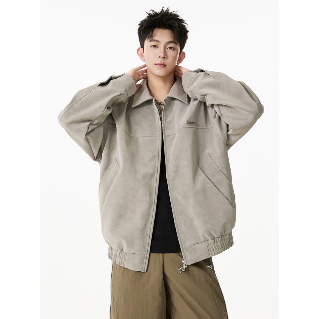 Jaqueta de couro de lapela americana masculina inverno engrossado rufião bonito Tops masculinos meninos usam jaqueta de 