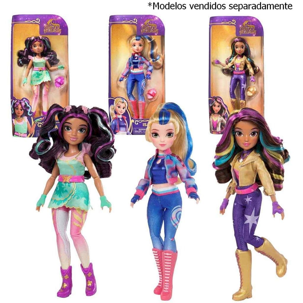 Boneca Articulada Academia Unicórnio - 23 cm - Spin Master