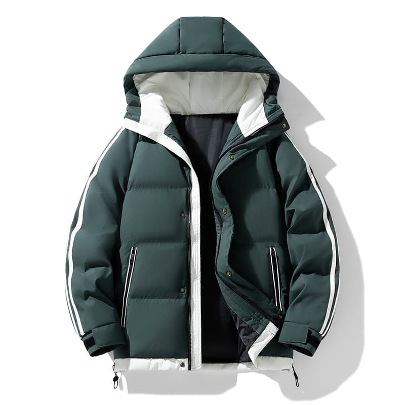 Jaqueta acolchoada 50-150KG Jaqueta tamanho grande solta masculina Plus size jaqueta acolchoada masculina inverno estilo