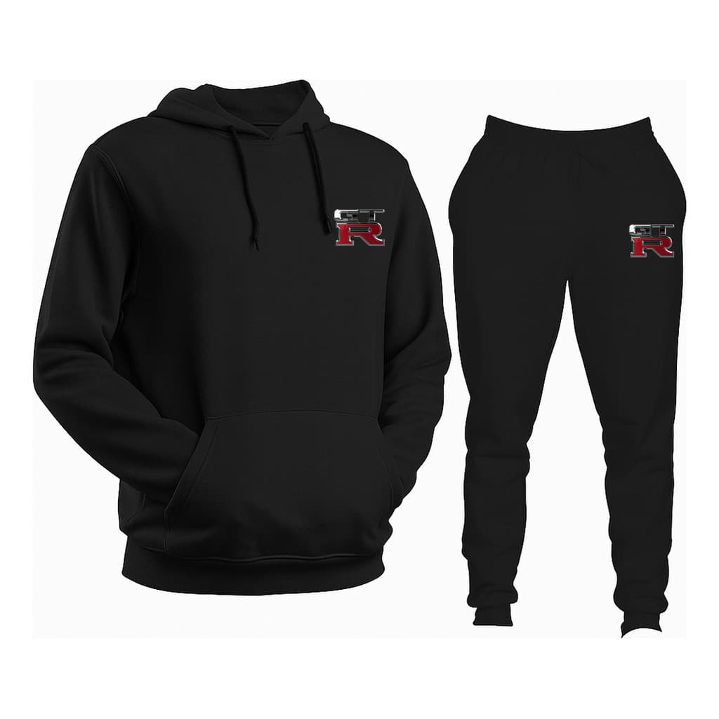 Kit Conjunto Blusa De Frio E Calça Moletom Mustang Gtr Carro