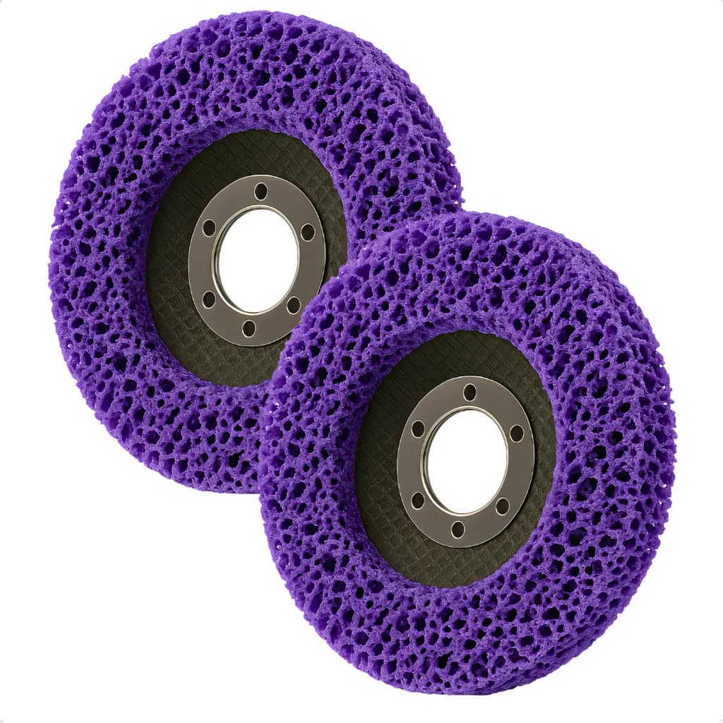 2 Disco Limpeza Flap Strip Disc Removedor de Verniz e Tinta