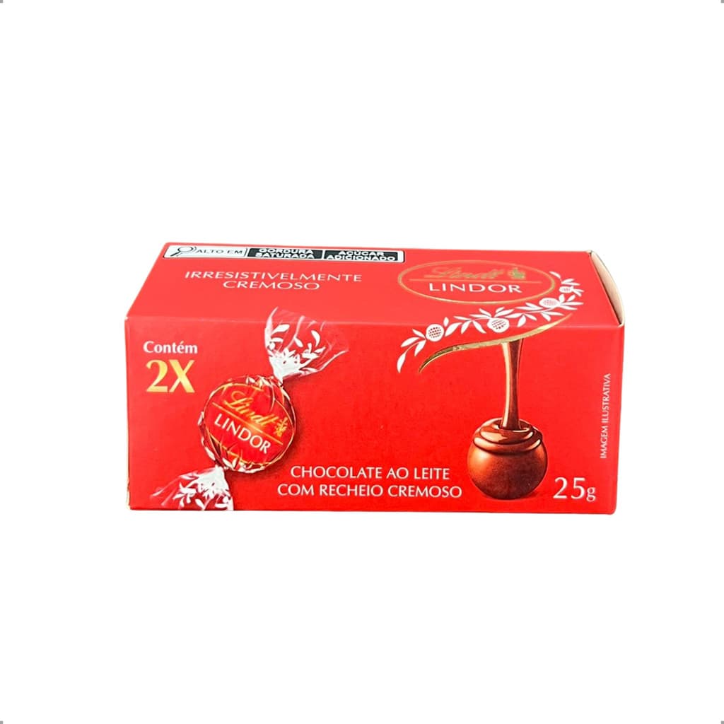 Lindt Lindor Duo Chocolate Ao Leite 25g Original