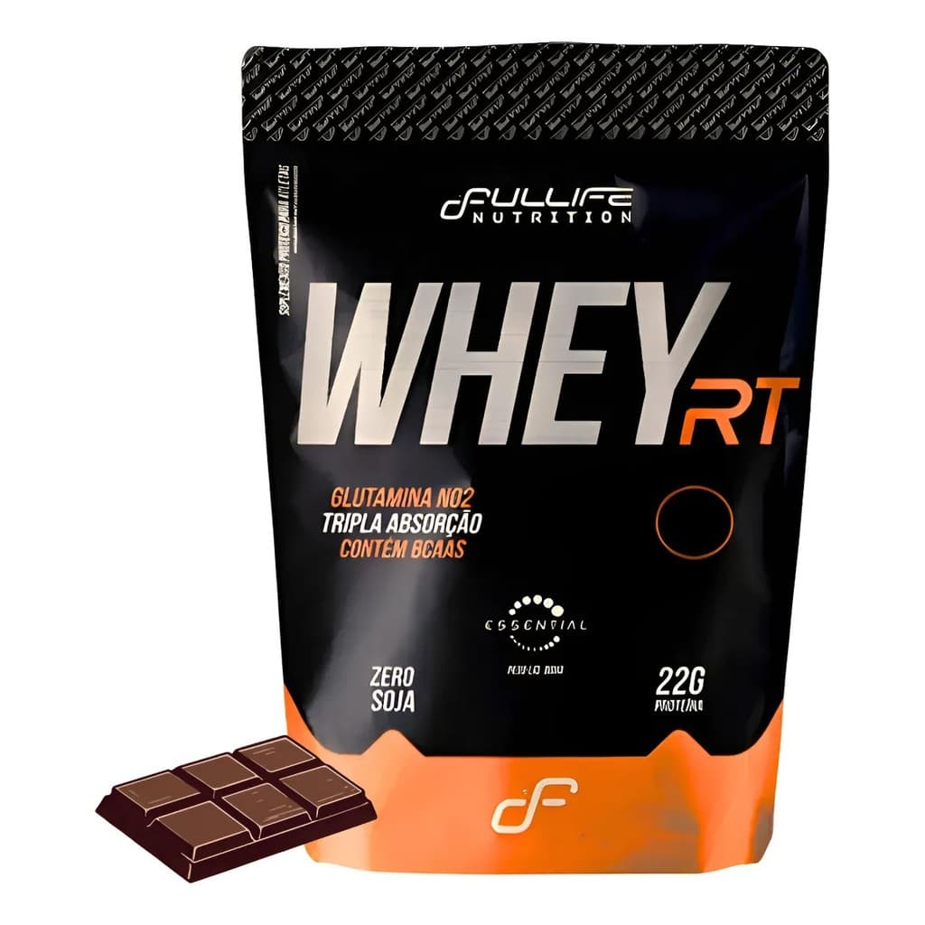  Whey Protein Concentrado Rt 1,8kg Sabor Chocolate | Fullife