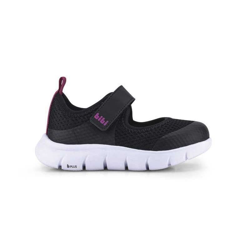 Tênis Calçado Infantil Bibi Original Energy Baby Preto Leve E Confortável Meninas Kids