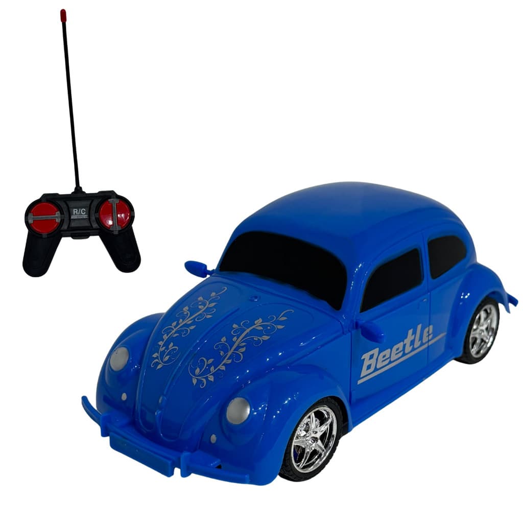 Carrinho Fusca Controle Infantil Controle Remoto Com 4 Funções Colecionadores Automobilismo