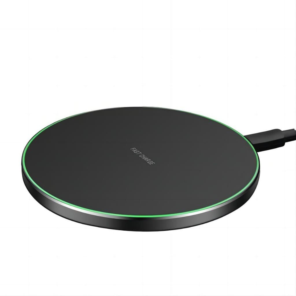 Carregador Sem Fio Rapido 15w Indução Sensor Mesa Turbo Fast Para Celular iPhone/Android Universal