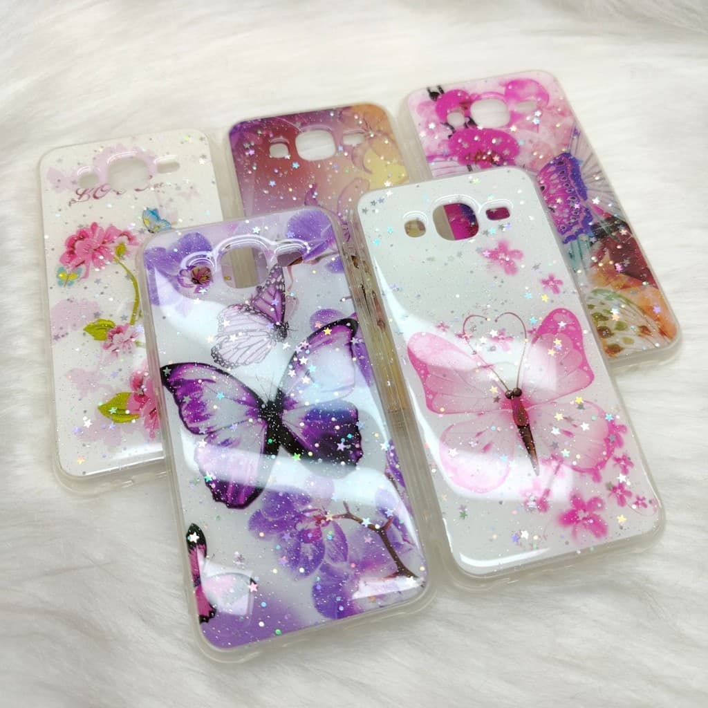 Capa Capinha de Celular Colorida brilho Para Samsung Galaxy J5/J500