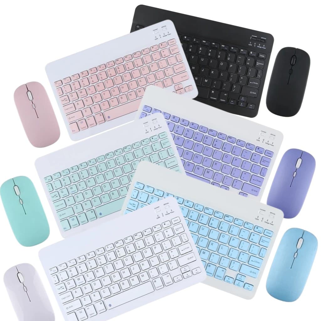 Teclado sem fio para Galaxy Tab S9/S9 FE + mouse sem fio