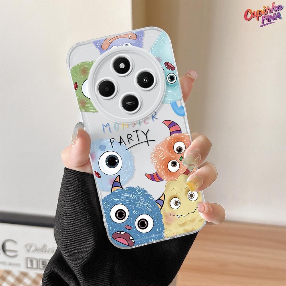 Capa Para Xiaomi Poco C75 Capinha De Celular Macio Silicone Transparente Soft Case 0007 TSY