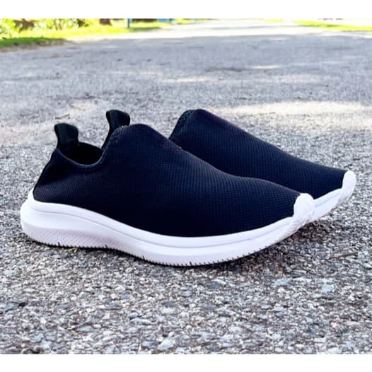 2 pares Tênis Meia Feminino Sem Cadarço Descubra o conforto do nosso tênis feminino preto bordo