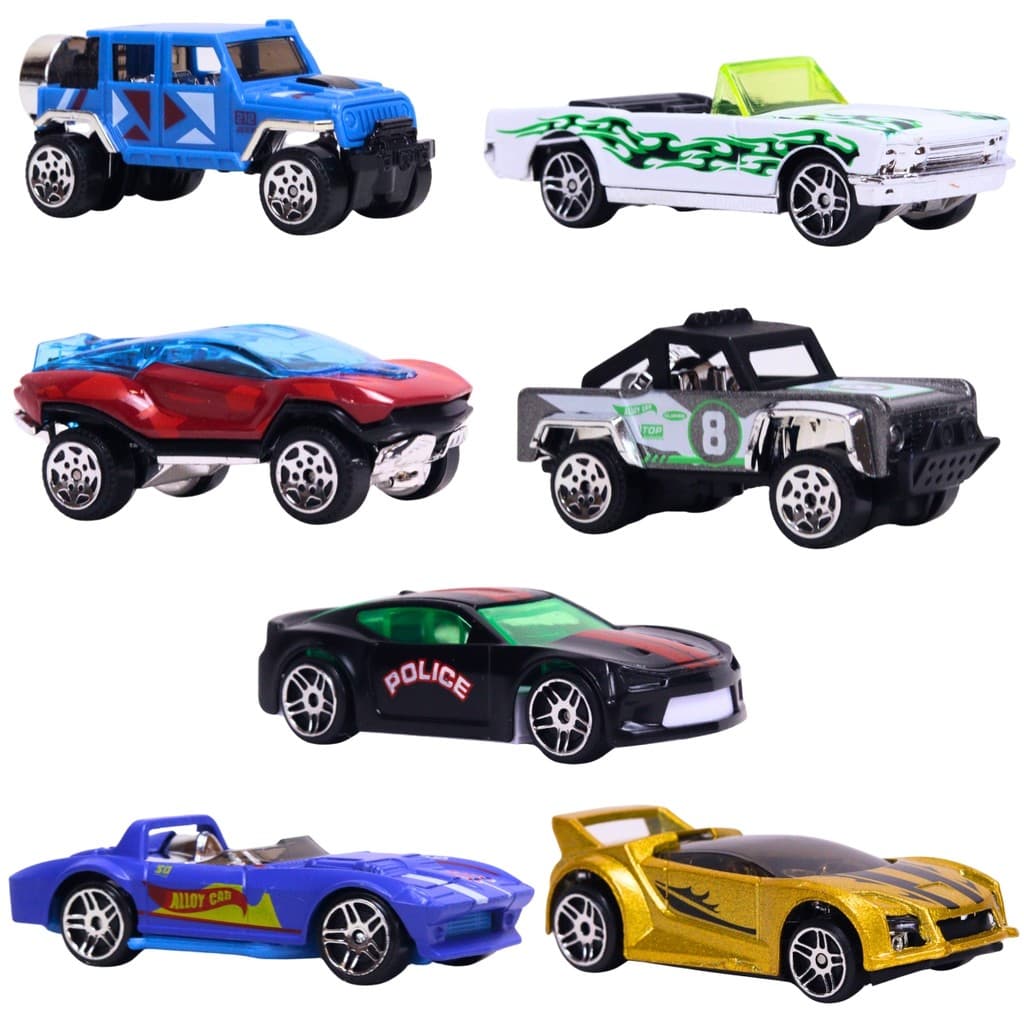 Carrinho Metal Infantil Roda Livre Escala 1:64 Sortidos - Castela