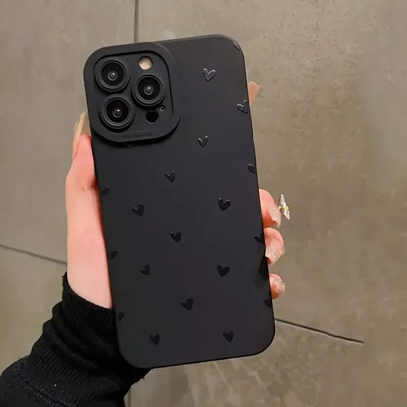 Capinha Capa De Silicone Anti-impacto Para IPhone 7 8 X Xs XR 11 12 13 14 15 16 17 Air Plus Pro Max Caso Normal Telefone
