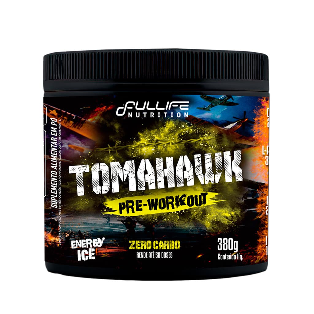 Pré Treino Tomahawk Pré Workout Energy Ice 380g | Fullife