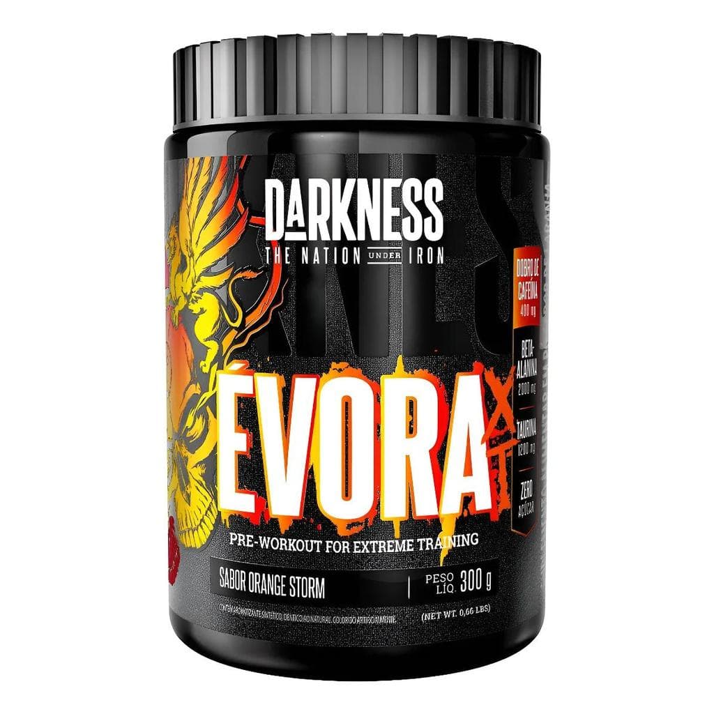 Pré-treino com cafeína Évora XT 300g Darkness