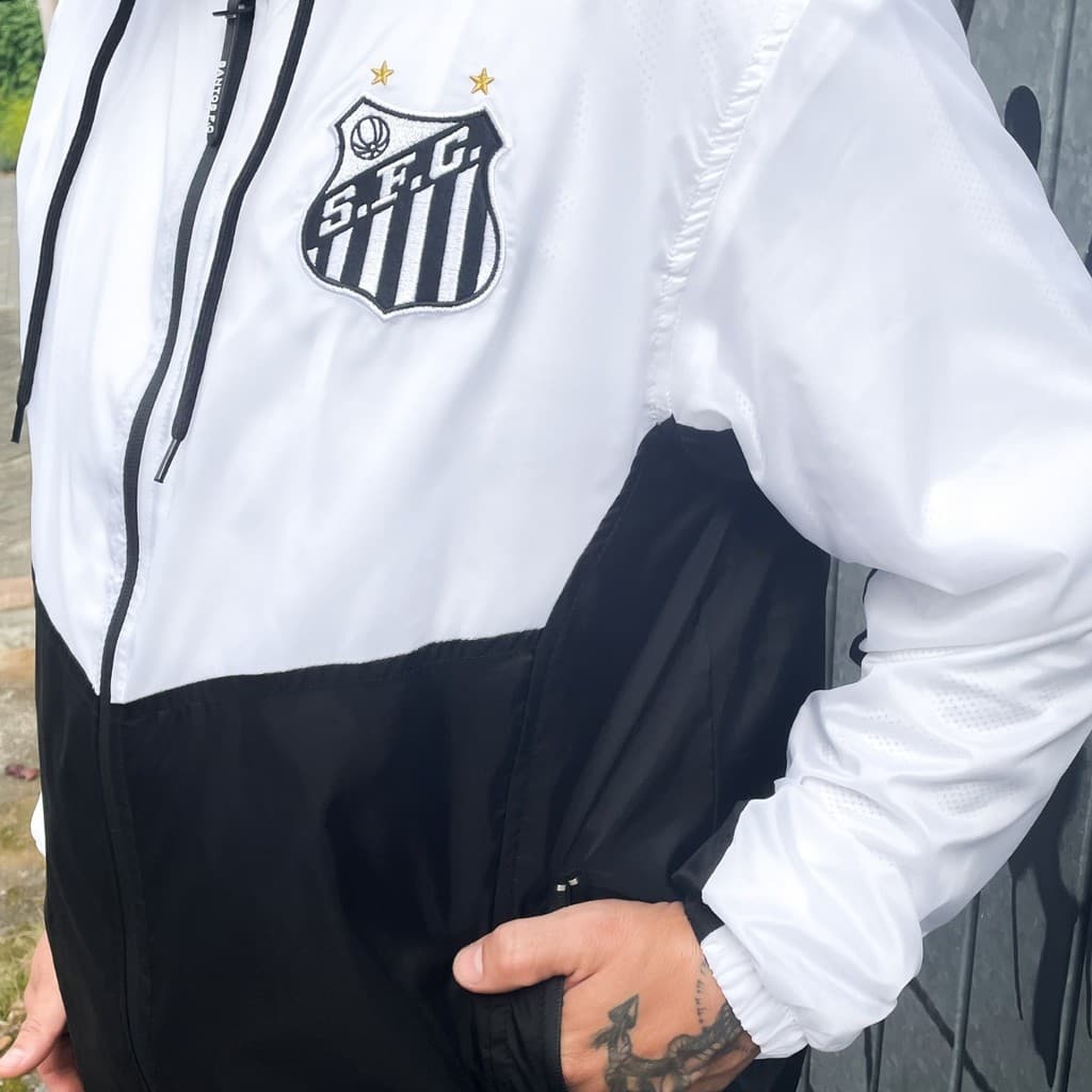 Jaqueta Corta Vento Santos F.C Oficial Torcedor