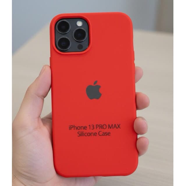 Capa Case Aveludada IPhone 13 Pro Max - Capinha protetor de celular silicone