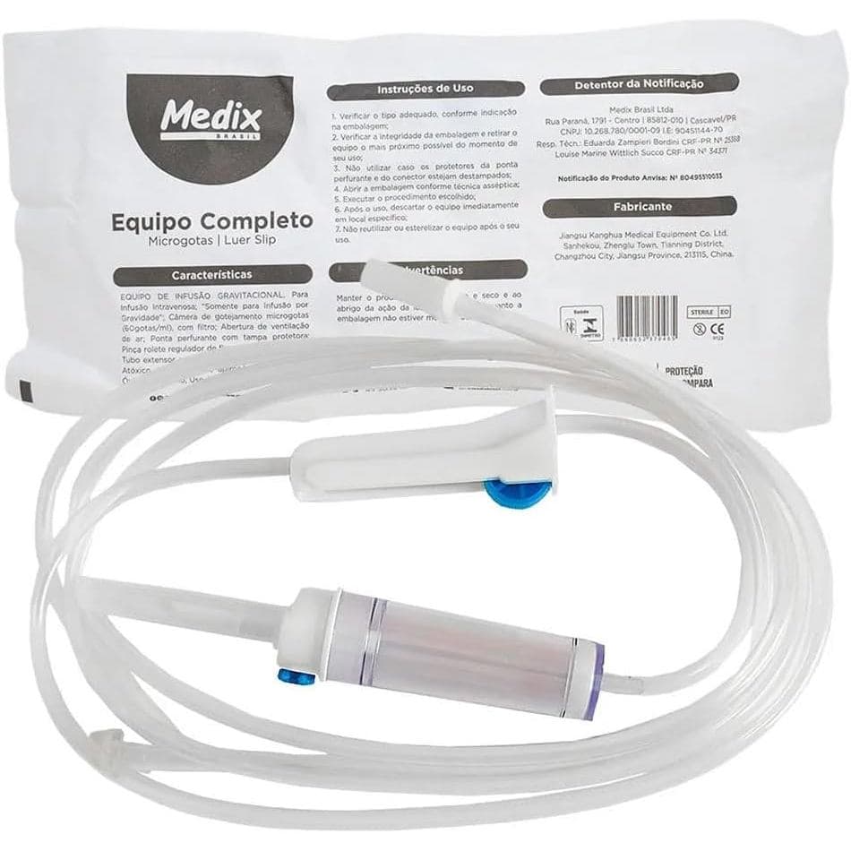 Kit 10 Unid Equipo Macrogotas Completo Medix