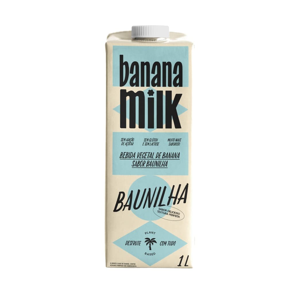 Banana Milk - 1 litro - Baunilha