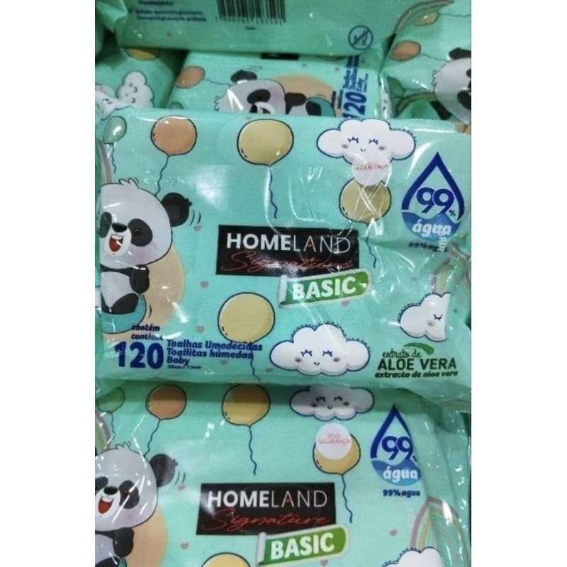 Lenço umedecido com 120 lenços de cheiro maravilhoso