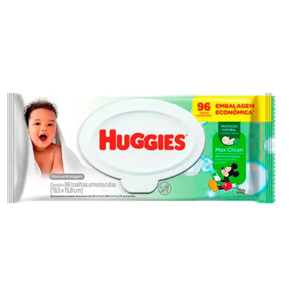 PACK LENÇO UMEDECIDO Tipo:HUGGIES C/96