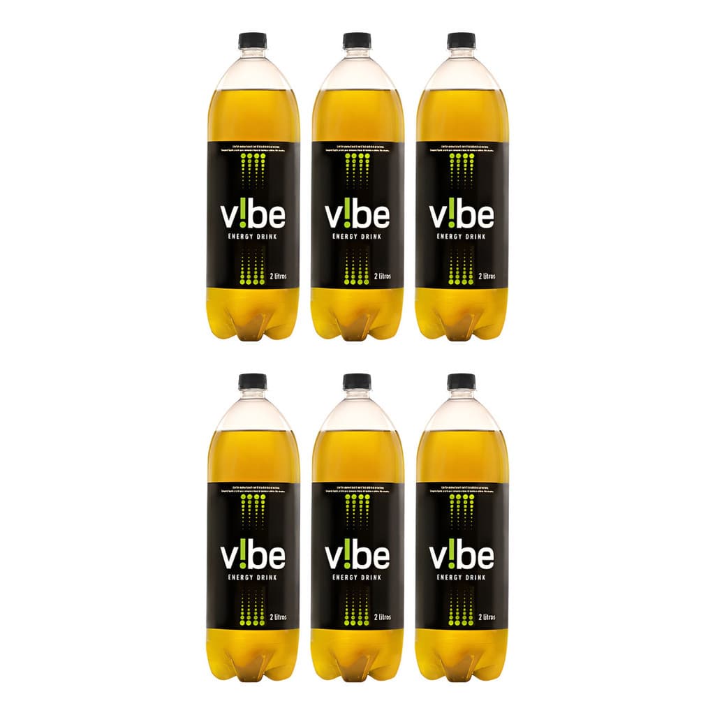 Kit C/6 Energético Vibe Energy Drink Pet 2l