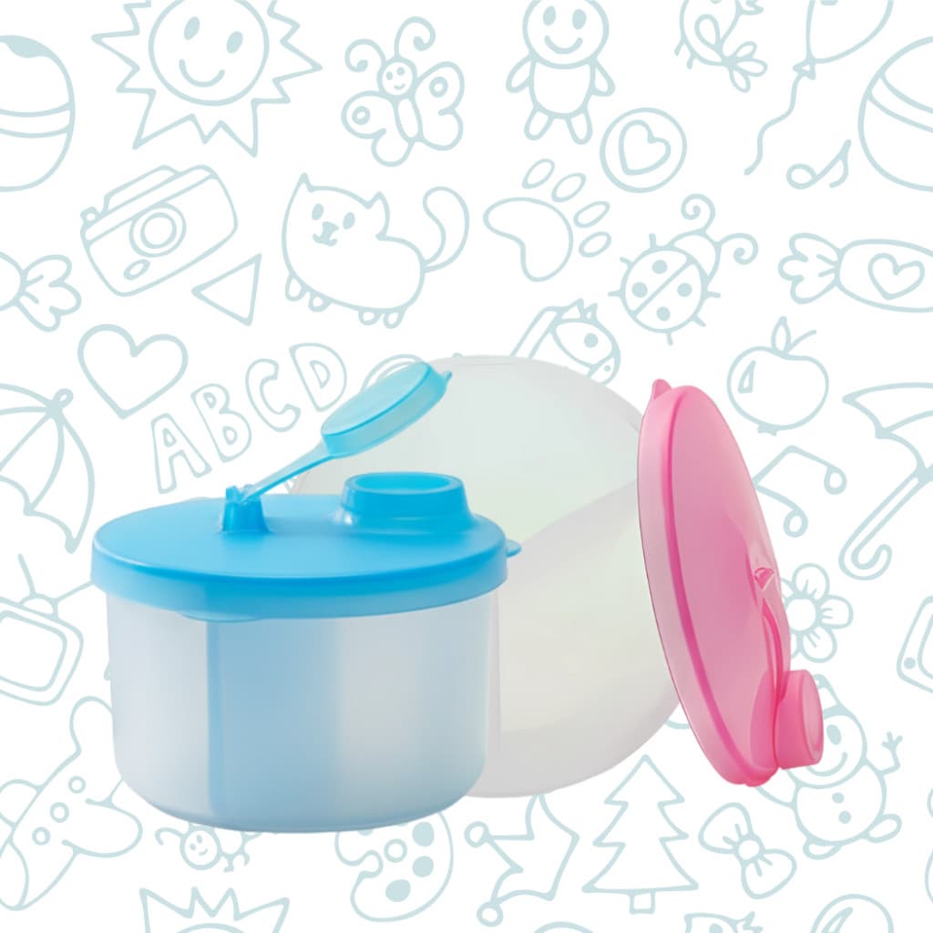 Porta Leite Em Pó 120g Infantil Murano Dosador 3 Em 1 Para Bebê REF 162 VANT3