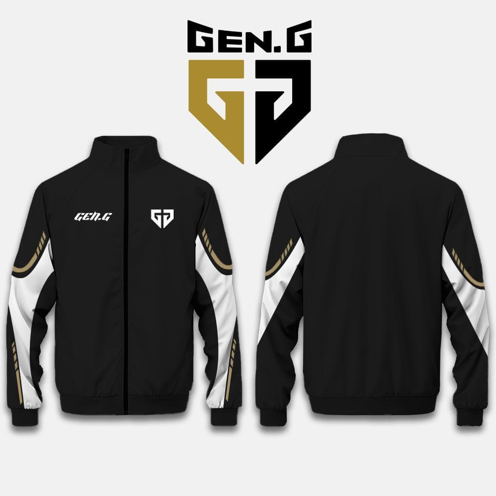 Nova Gen.G 2025 Esports Club Team Jersey Outono Inverno Diário Casual Jaqueta Fã Gola Topos