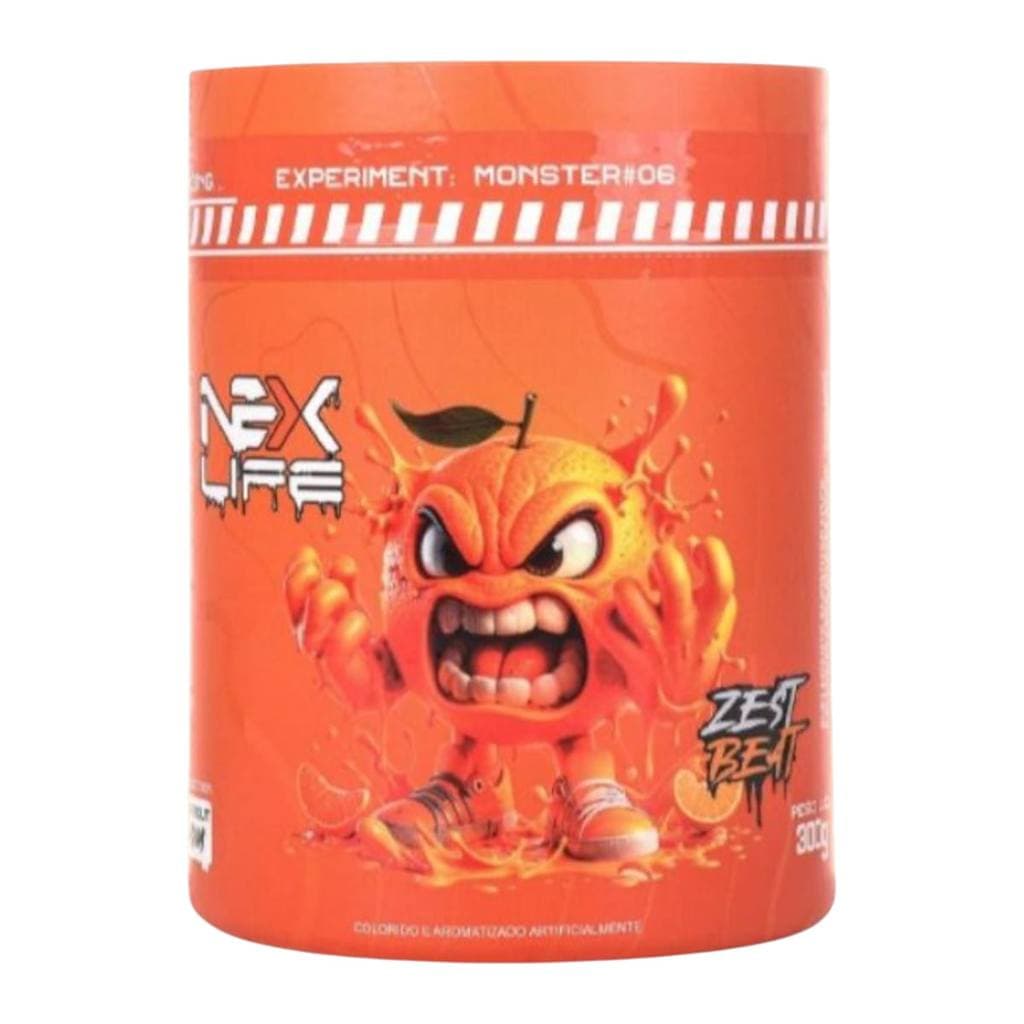 Pre-Treino Nexlife 300g - Energia, Foco e Desempenho Tangerina