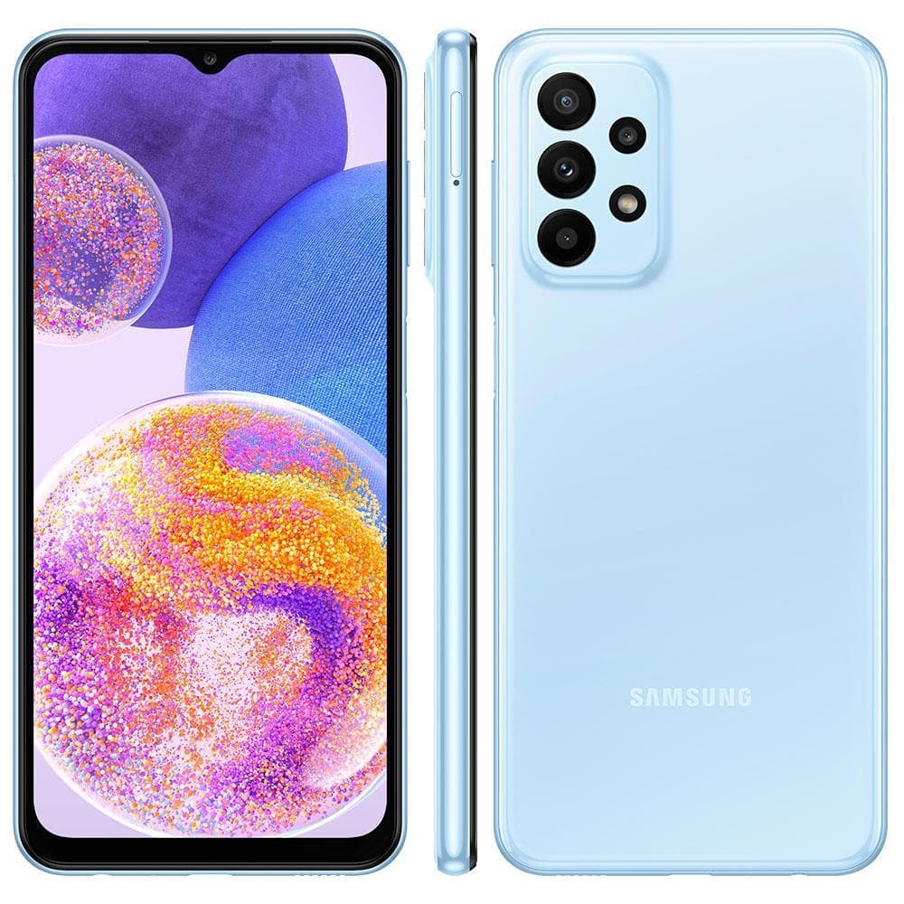 Usado: Galaxy A23 128GB Azul Bom - Trocafy - Samsung