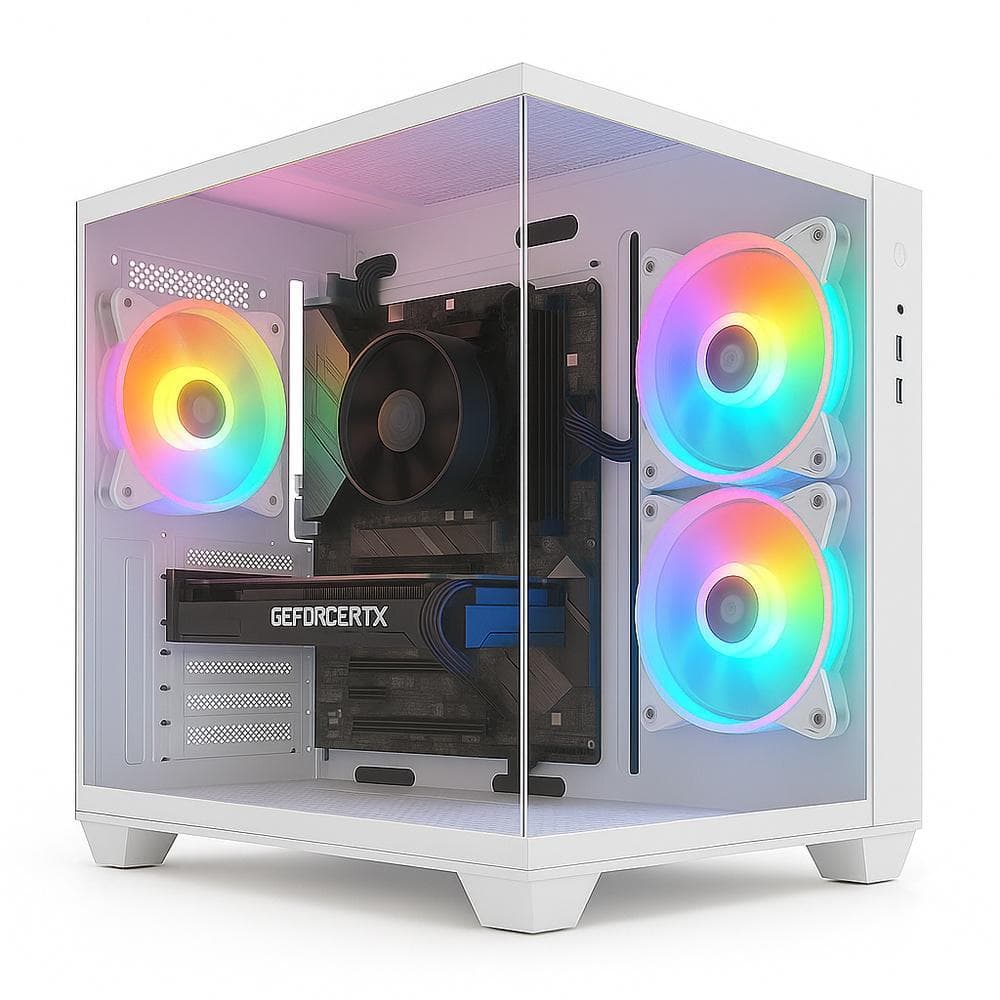 PC Gamer Skill Aquarium, AMD Ryzen 7 5700G, 16GB, Geforce RTX 3050 8GB, SSD 512GB M.2, Branco SKA069