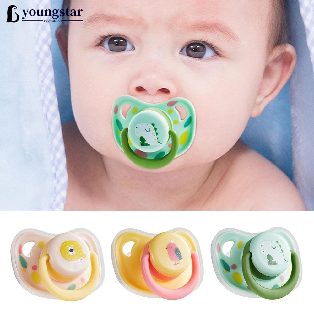 YOUNGSTAR Chupeta De Silicone Para Bebês , 1 Peça , Mordidas E Produtos Mastigáveis , Confortável , Recém-Nascidos , Pla