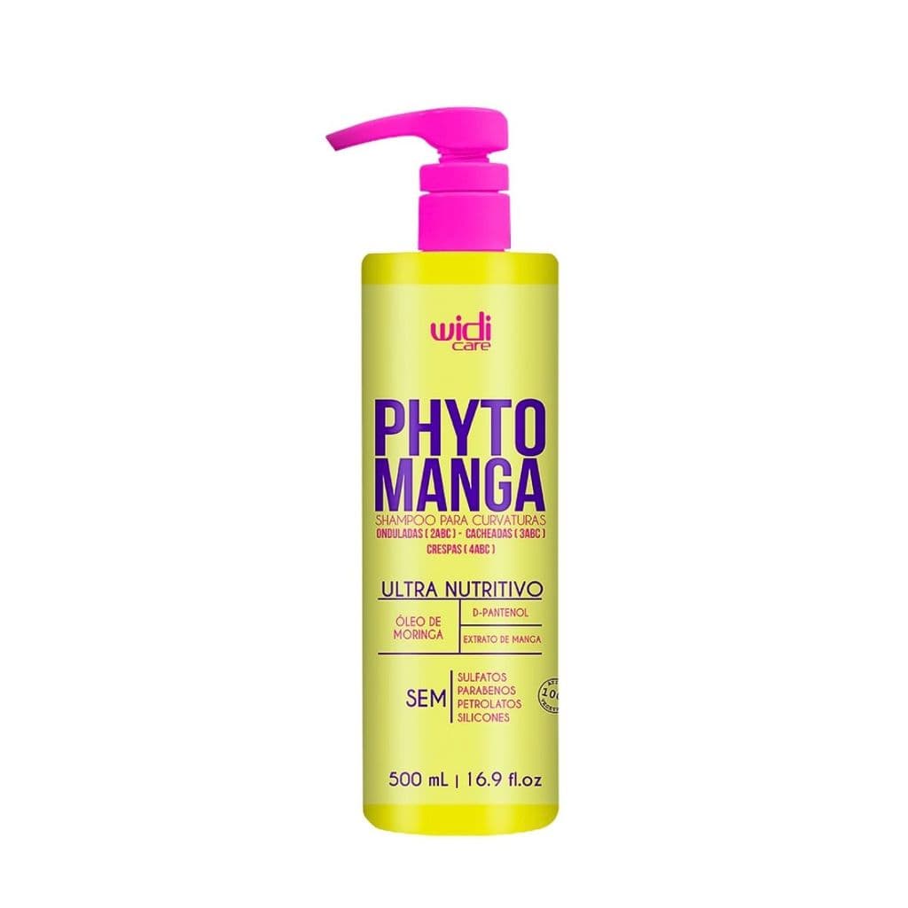 Shampoo Phytomanga Para Curvaturas 500 ml Widi Care - Limpeza Suave, Hidratante, Definição de Cachos