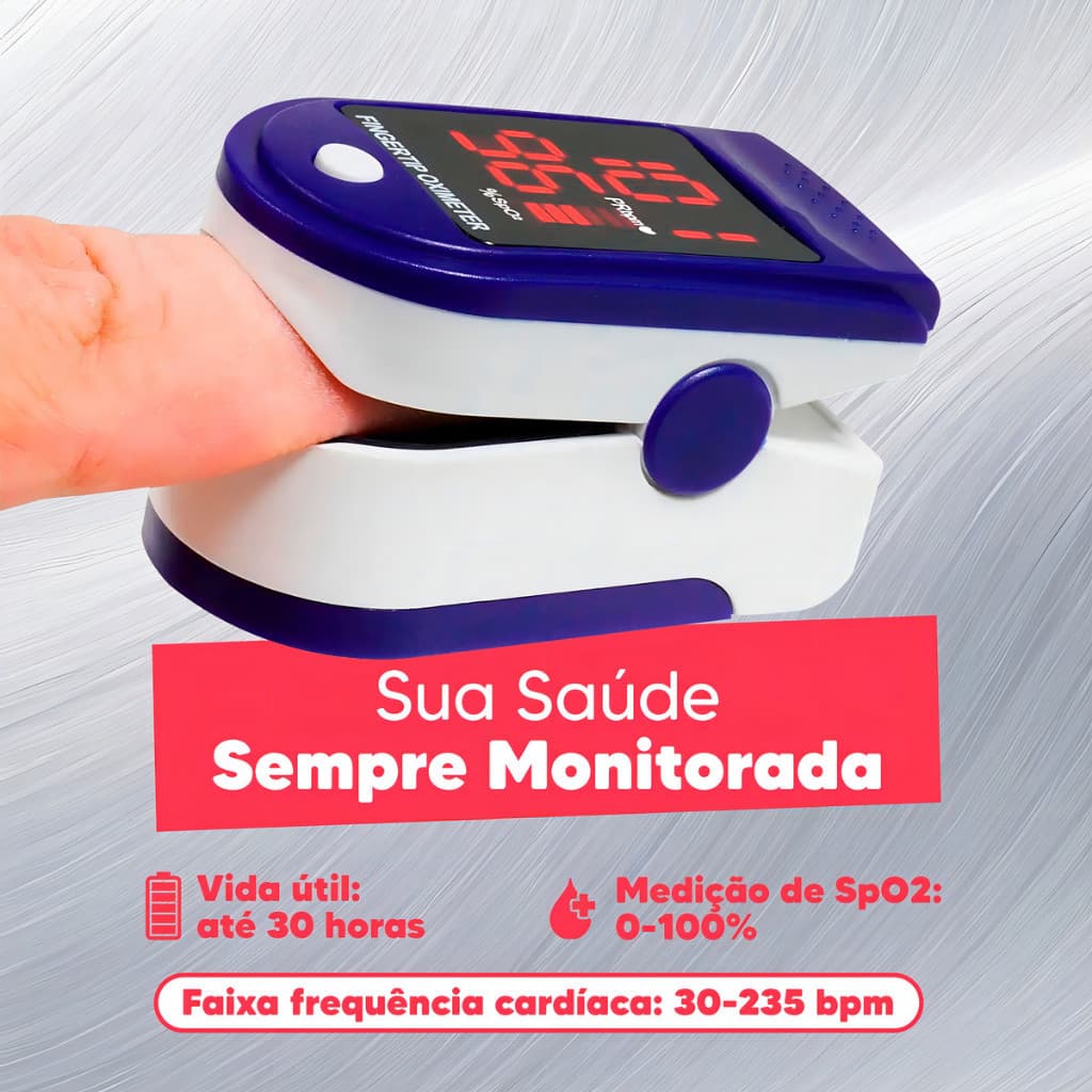 Medidor De Saturação Digital De Pulso P/dedo