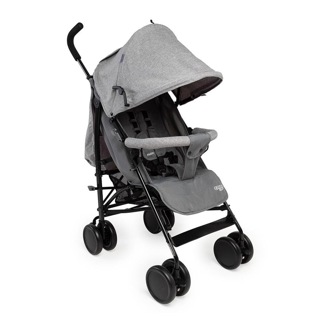 Carrinho de Bebê Guarda Chuva Hobby Cosco Kids Cinza 0-15kg