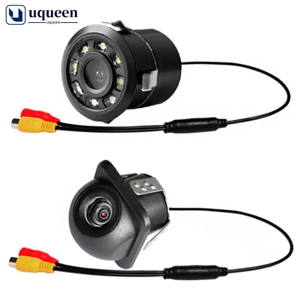 UQUEEN Câmera De Visão Traseira Universal Para Carro , Grande Angular , Estacionamento Reverso Com Ou Sem Monitor De Bac