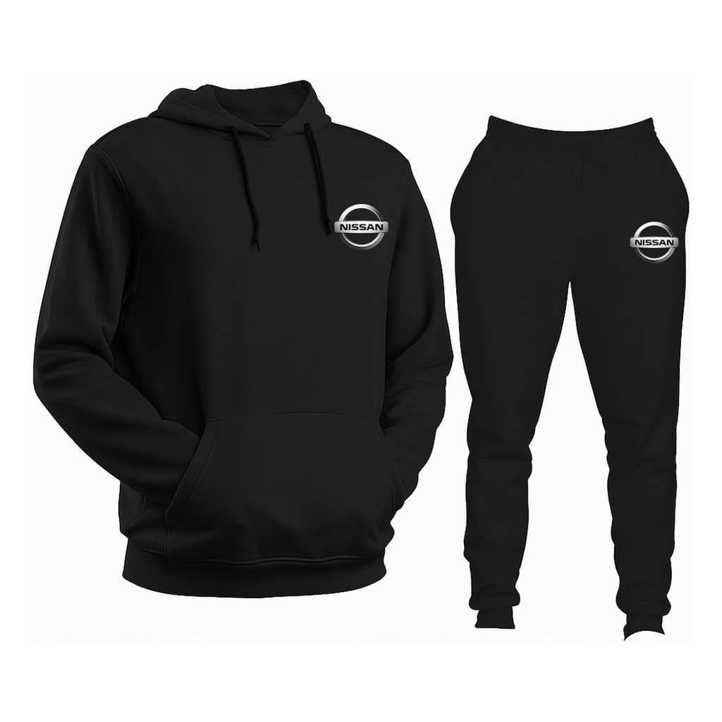Kit Conjunto Blusa De Frio E Calça Moletom Nissan Carros Car