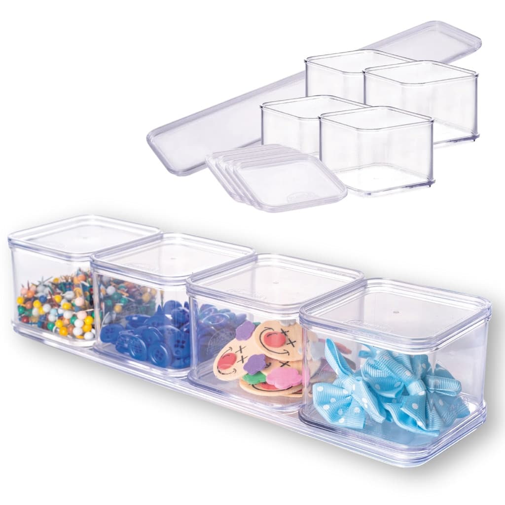 Kit 9 Organizadores Multiuso Porta Temperos Condimentos Cozinha Banheiro Armário Gaveta Maquiagem